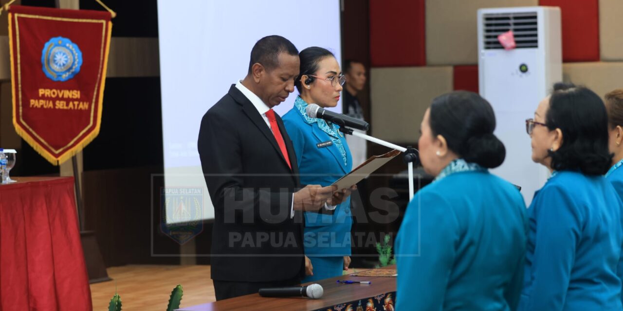 Gubernur Apolo Safanpo “PKK Papua Selatan Harus Berdayakan Orang Asli Papua”