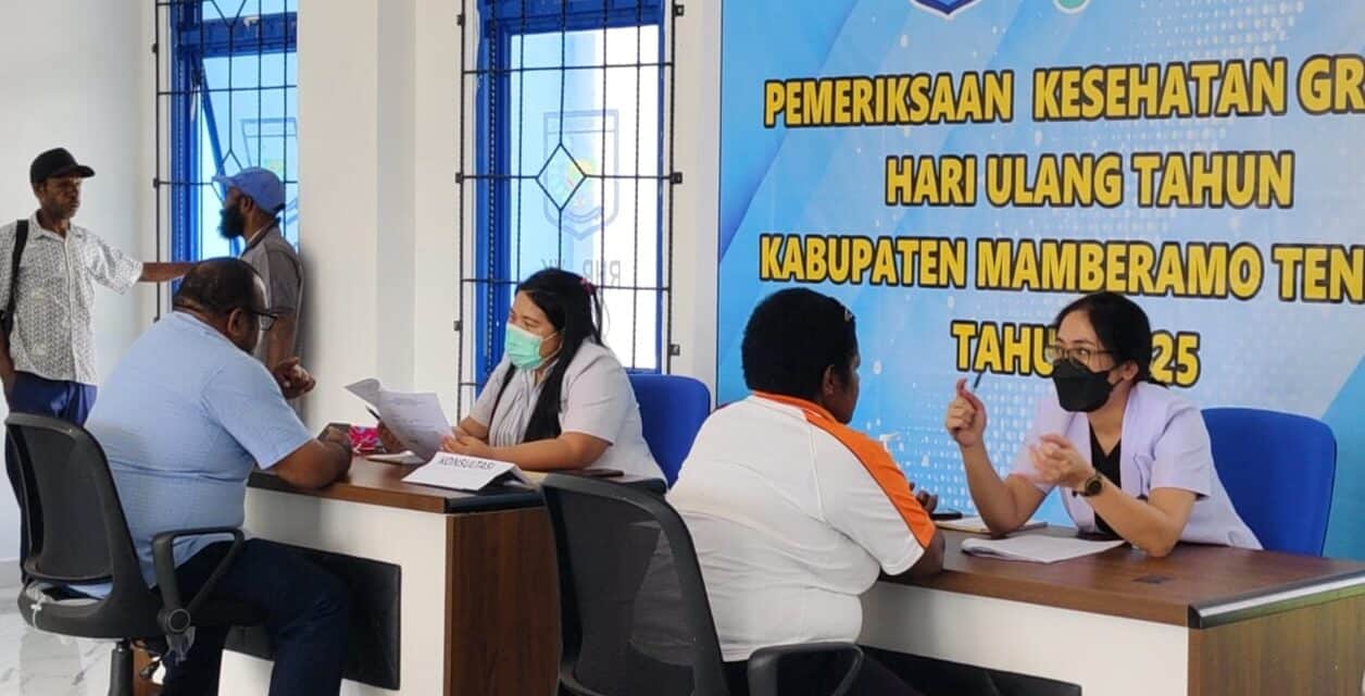 Mamteng Pertama di Papua Pegunungan Launching Program Pemeriksaan Kesehatan Gratis