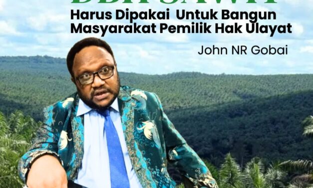 Legislator John NR Gobai: “Dana Bagi Hasil Sawit Harus Dialokasikan Untuk Sejahterakan Warga Pemilik Hak Ulayat”