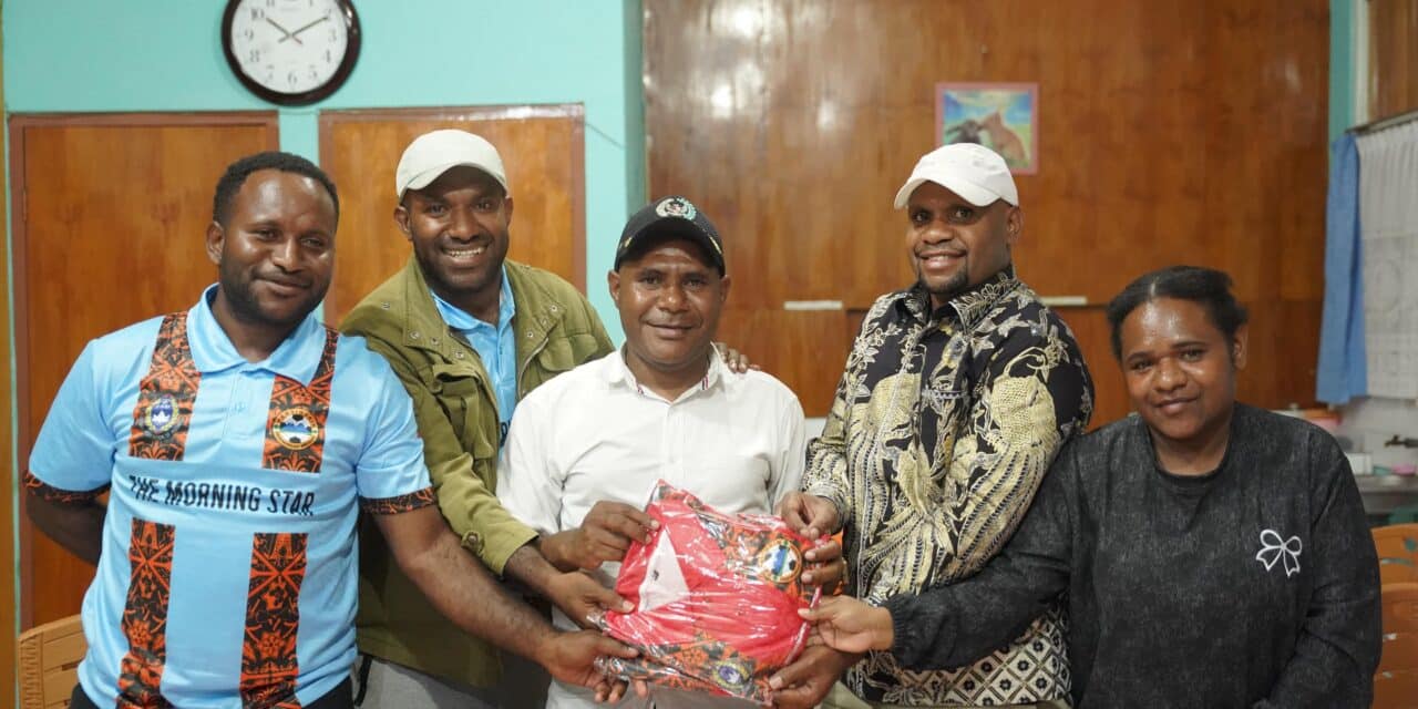 Wabup Arnold Nam Tiba di Wamena Beri Dukungan Bagi Tim Persigubin