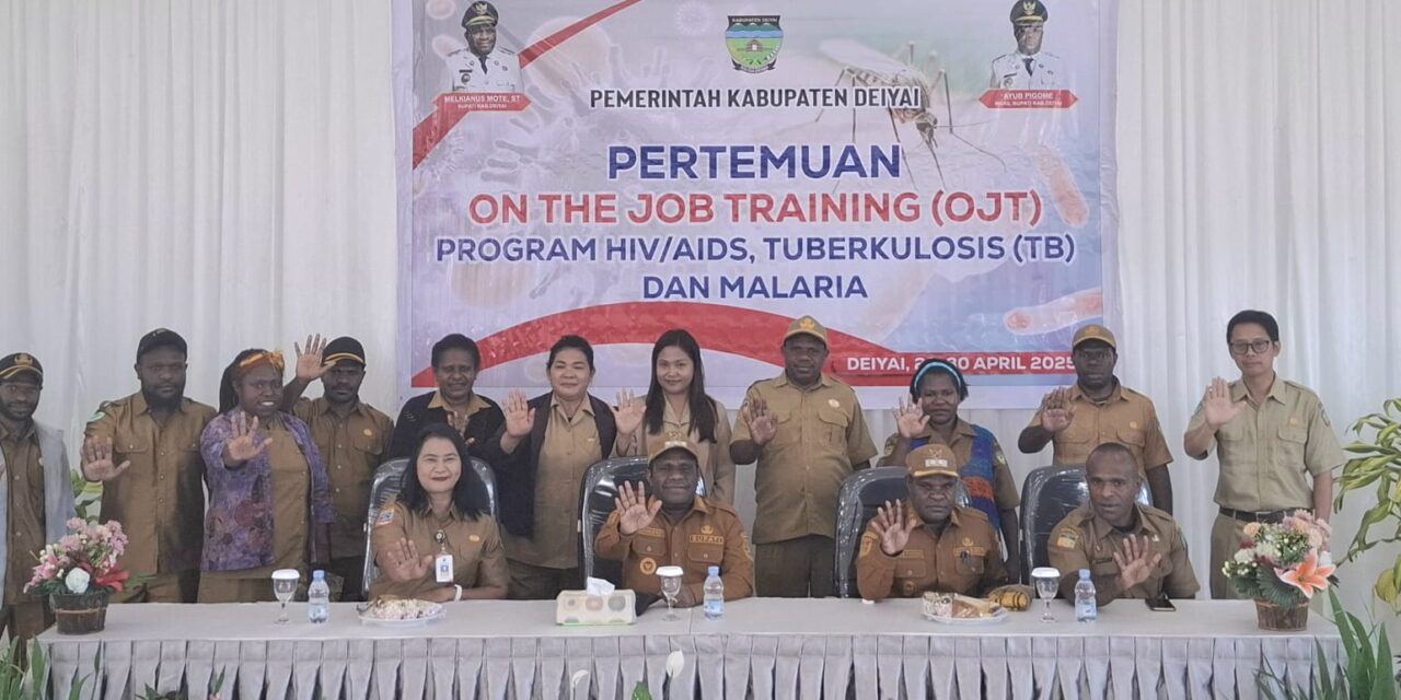 Dinkes Papua Tengah Gelar OJT Program ATM di Deiyai Tingkatkan Kapasitas Petugas Kesehatan