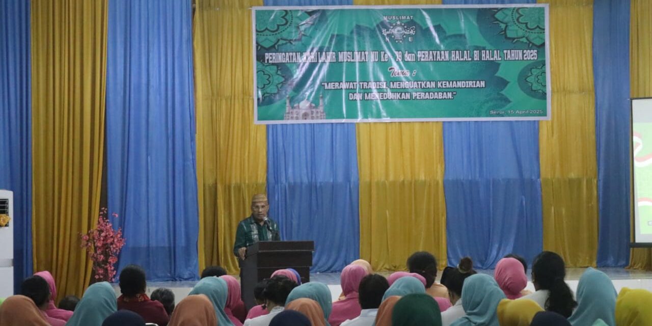 Hadiri Harlah ke-79 Muslimat NU Di Serui, BTM Berharap Kebersamaan Terus Terjaga
