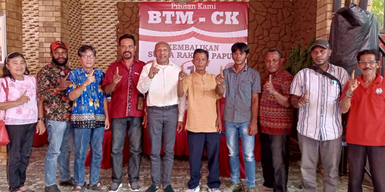 Enam Ketua Parpol di Kabupaten Keerom Berbalik Dukung BTM-CK