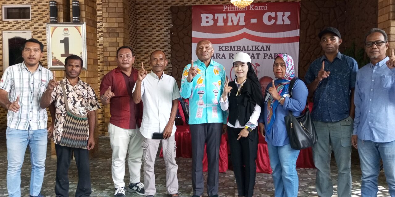 Relawan Keerom Bersatu Optimistis BTM-CK Menang Mutlak Dalam PSU
