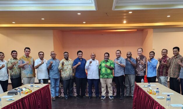 Matangkan Pesparani II Oktober 2025, Pengurus LP3K Papua Bertemu Bupati Biak Numfor