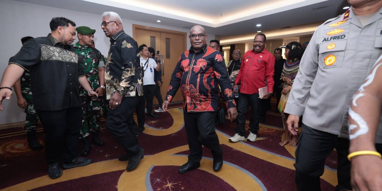 Gubernur Meki Usulkan Pemekaran Beberapa Kabupaten Saat Temui Komisi II DPR RI
