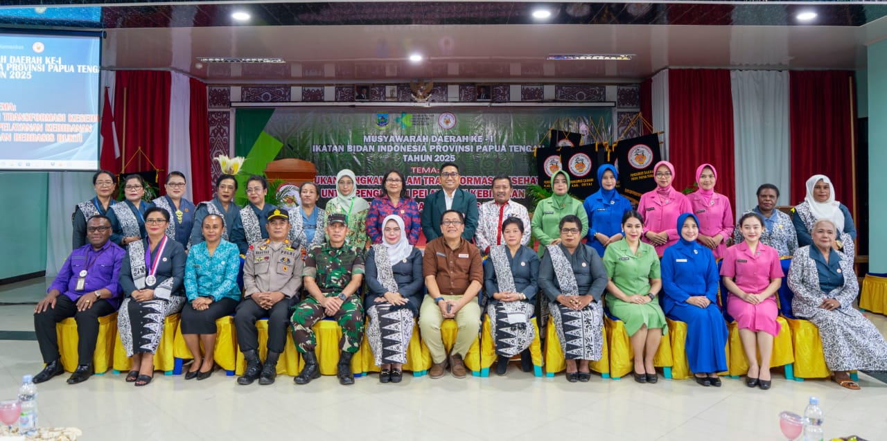 Buka Musda IBI, Sekda Papua Tengah Apresiasi Dedikasi Para Bidan Dalam Pelayanan Kesehatan