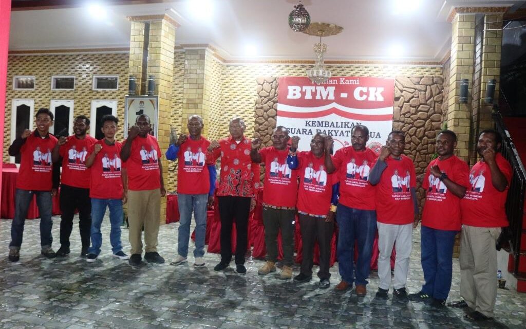Dewan Adat Airu, Yapsi, Kaureh, Unurumguai Tempuh Perjalanan Panjang Beri Dukungan BTM-CK