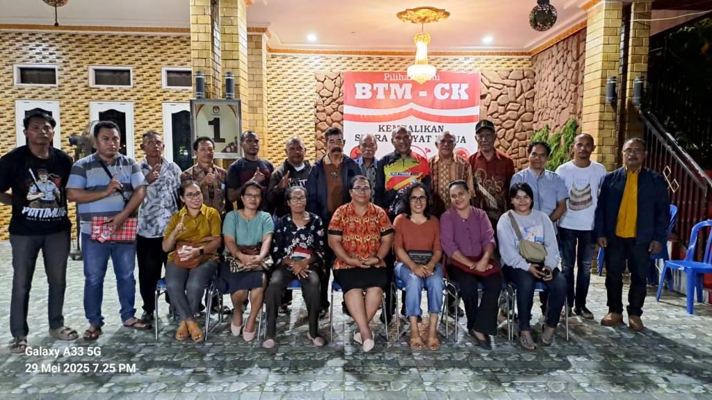 Warga Haria Seratus Persen untuk BTM-CK Jelang PSU Gubernur Papua