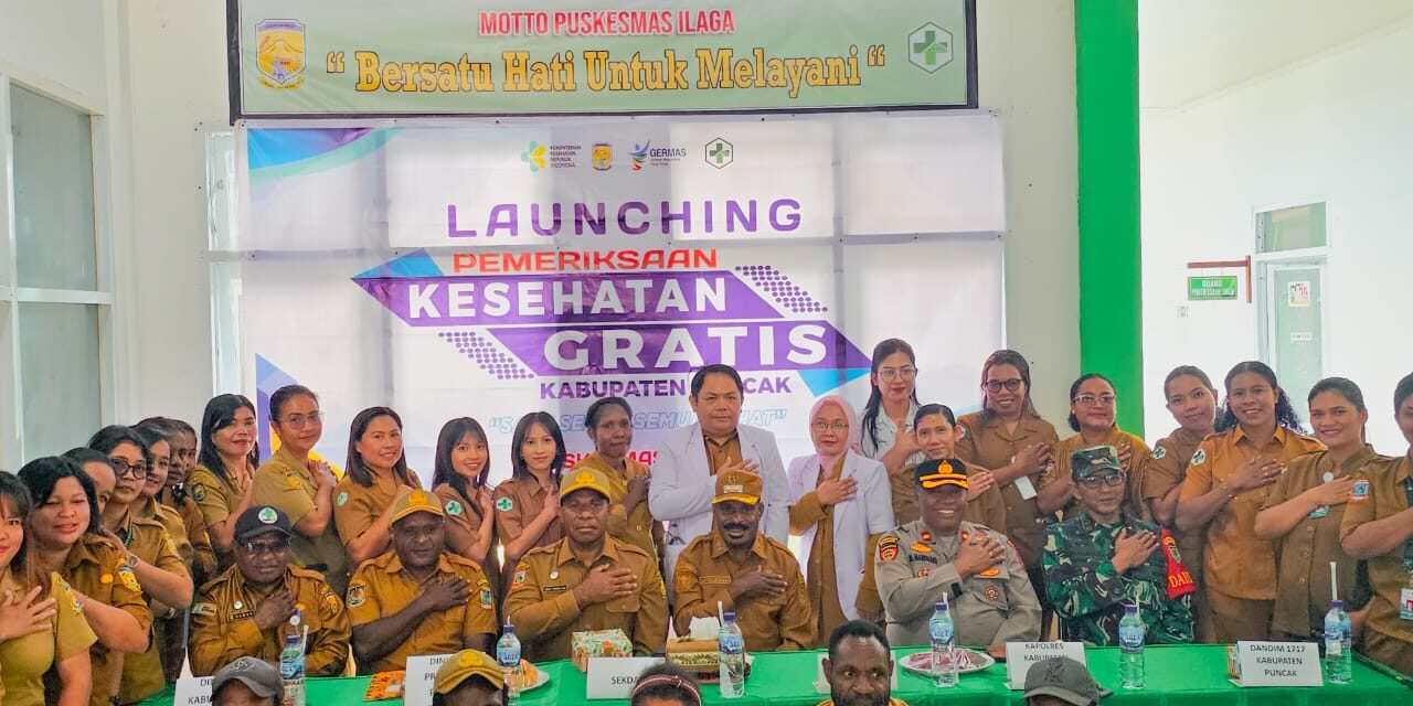 Wabup Naftali Akawal Ajak Masyarakat Puncak Ikut Program Pemeriksaan Kesehatan Gratis