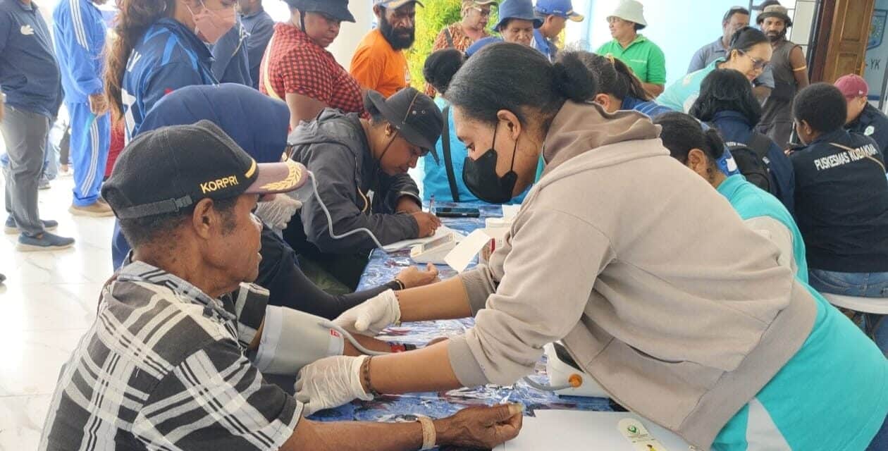 Pemeriksaan Kesehatan Gratis Sambut Momen HUT ke-17 Kabupaten Mamteng