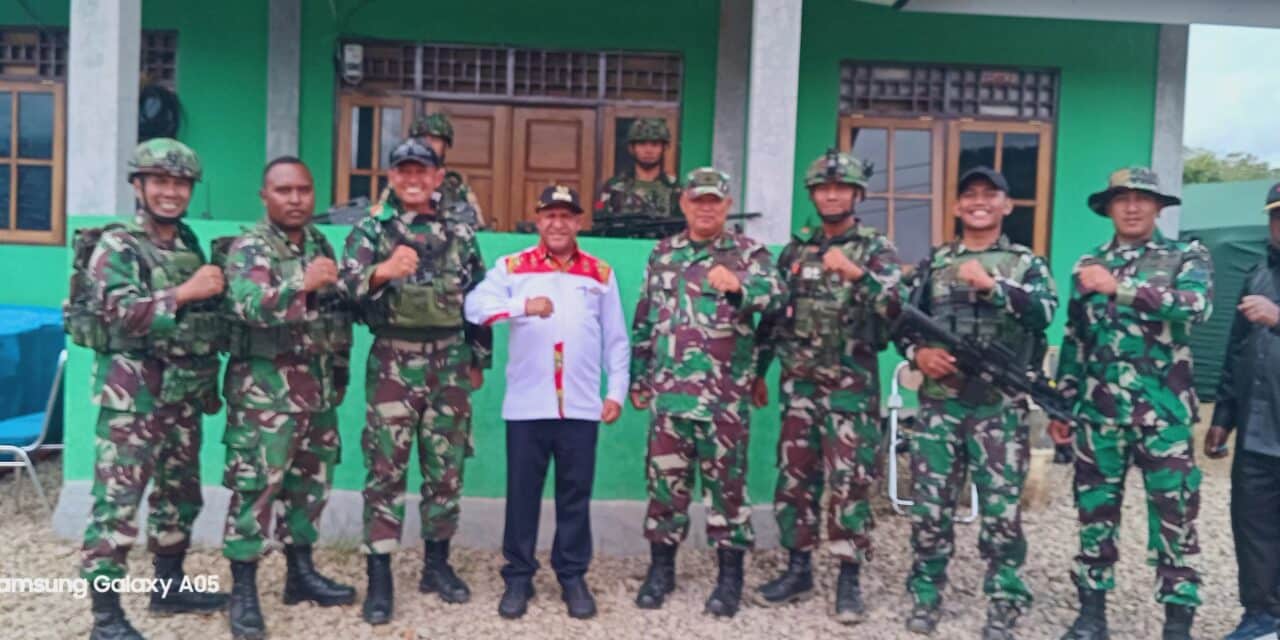 Kunjungi Kodim, Bupati Pegubin Dorong TNI Buka Lahan Pertanian di Distrik Serambakon