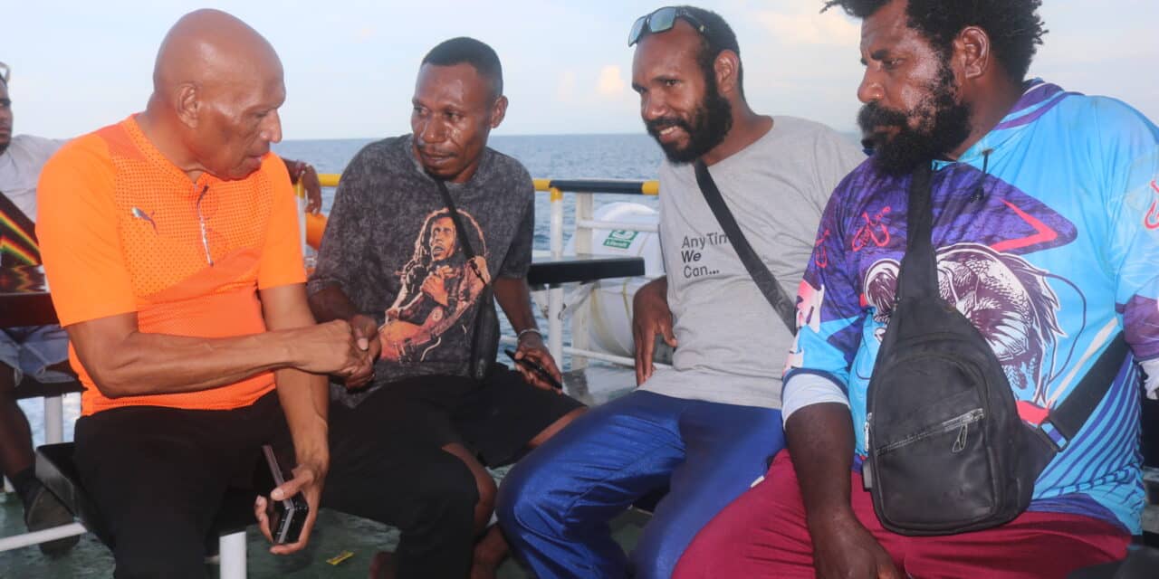 Diatas Kapal Cantika 77, Dukungan Pemuda Hingga Ketua GIDI Pantura Mengalir bagi BTM Gubernur Papua