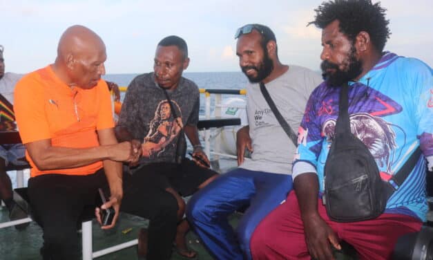 Diatas Kapal Cantika 77, Dukungan Pemuda Hingga Ketua GIDI Pantura Mengalir bagi BTM Gubernur Papua