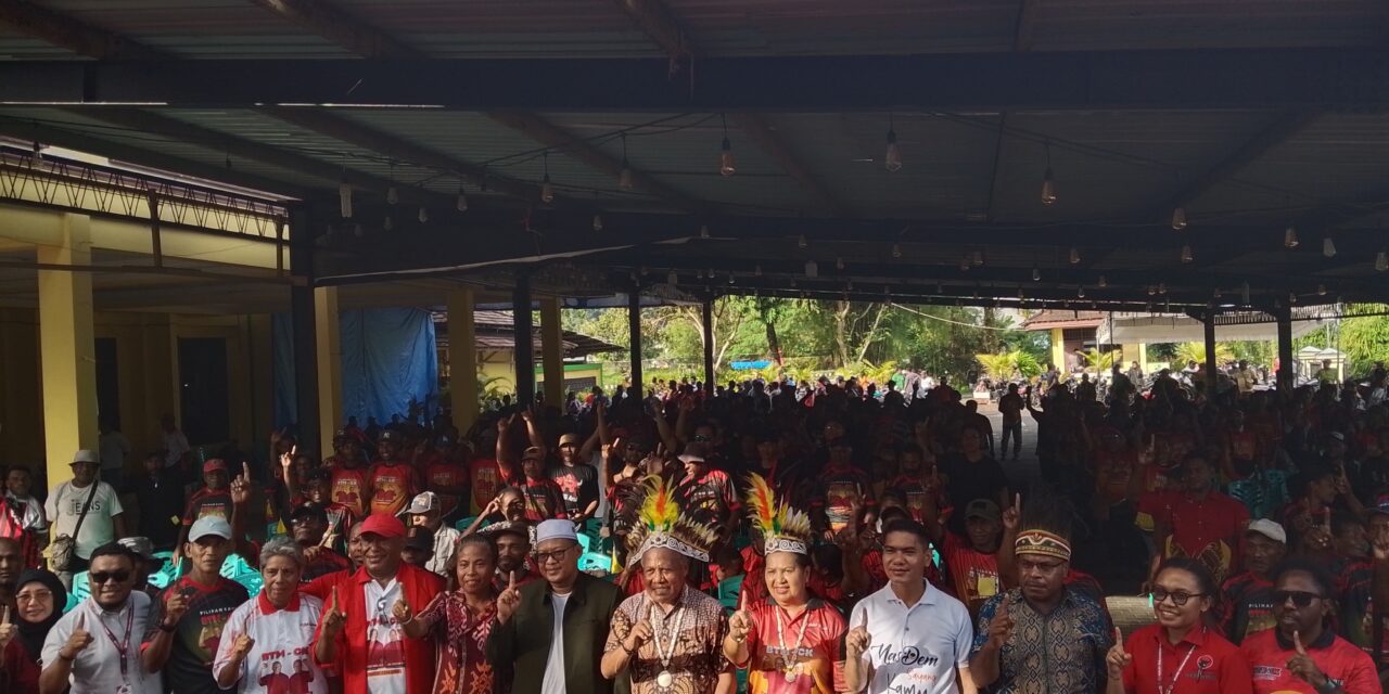 Komitmen Beri Dukungan, Masyarakat Kepulaun Yapen Percaya Hanya BTM-CK Bisa Bangun Papua