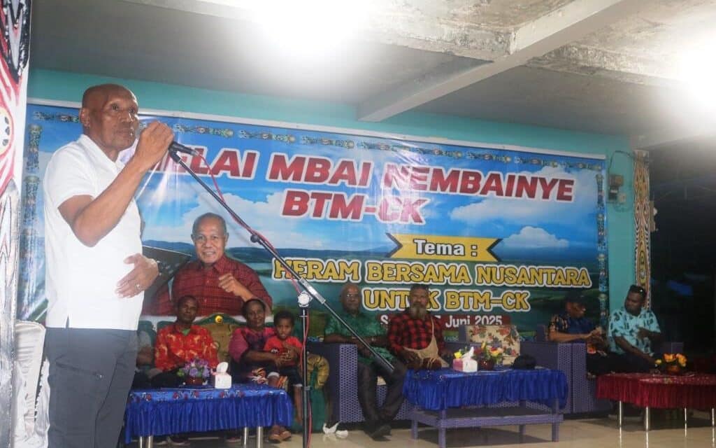 Masyarakat Adat dan Nusantara di Heram Penuhi Pendopo Nyatakan Dukung BTM-CK