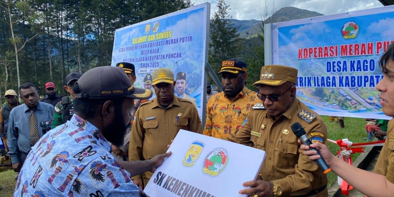 Kabupaten Puncak Pertama di Papua Tengah Hadirkan Koperasi Merah Putih