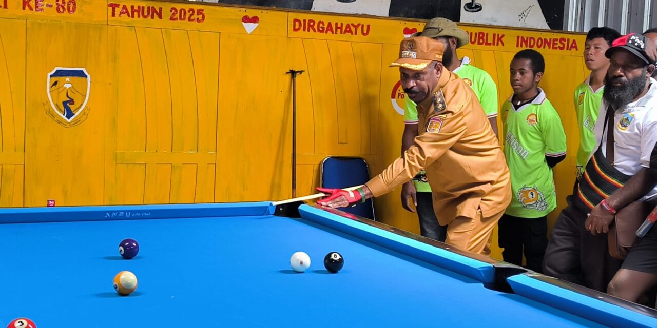 Wabup Naftali Akawal Resmi Buka Aneka Lomba Sambut HUT Kemerdekaan RI Ke-80