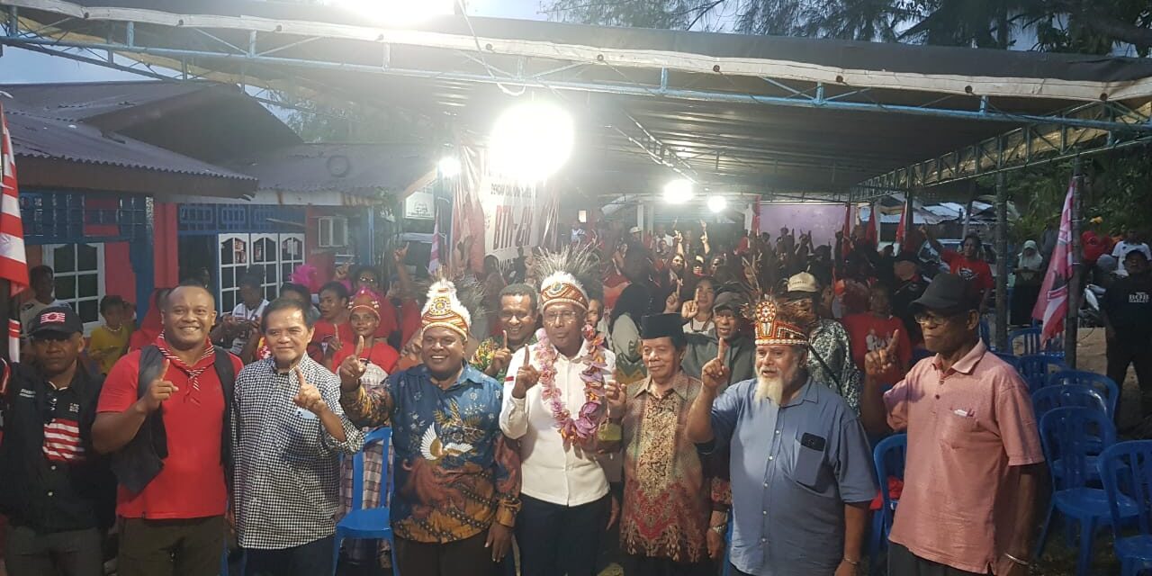 Karya Nyata BTM Tuai Dukungan Penuh Masyarakat Ambai di Pilgub Papua