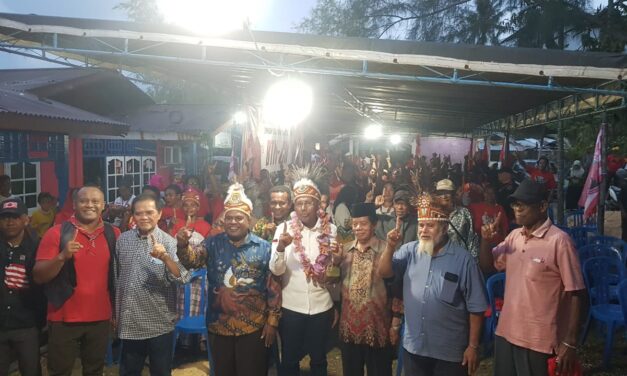 Karya Nyata BTM Tuai Dukungan Penuh Masyarakat Ambai di Pilgub Papua