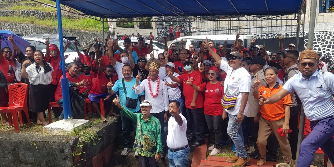 “BTM Pemimpin yang Teruji,” Lintas Alumni SMA Negeri 2 Jayapura Beri Dukungan Penuh