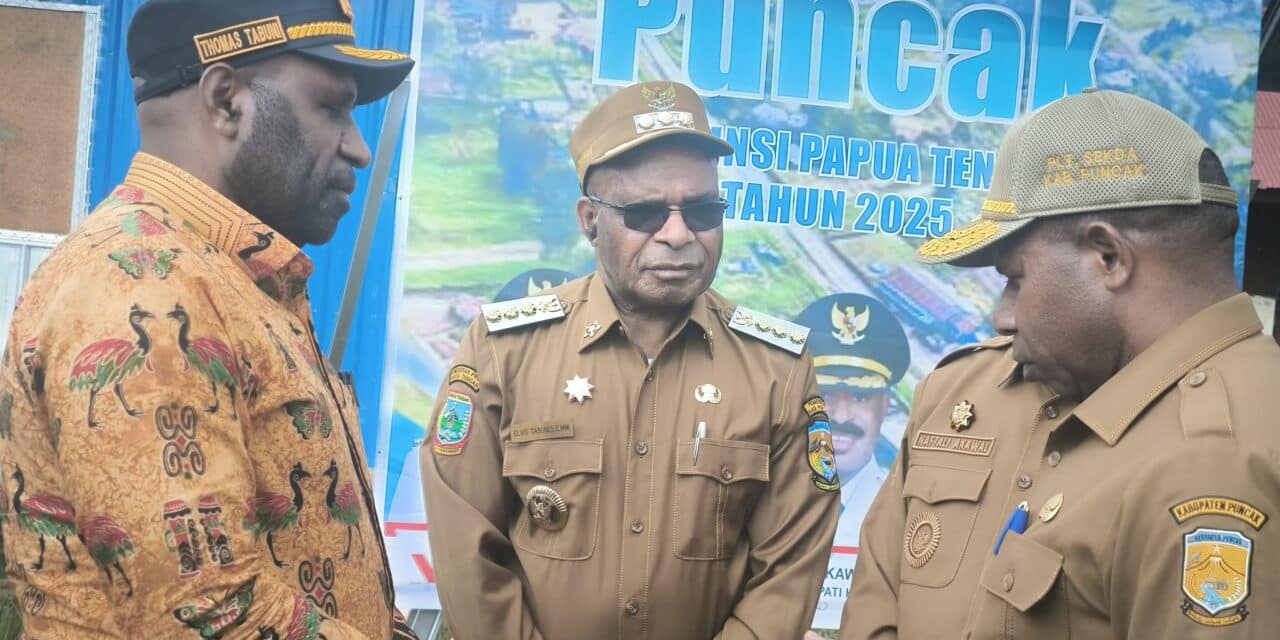 Bupati Elvis Tabuni Bantah Informasi Hoax: “Rumah Saya Dibakar KKB, Bukan TNI-Polri!”