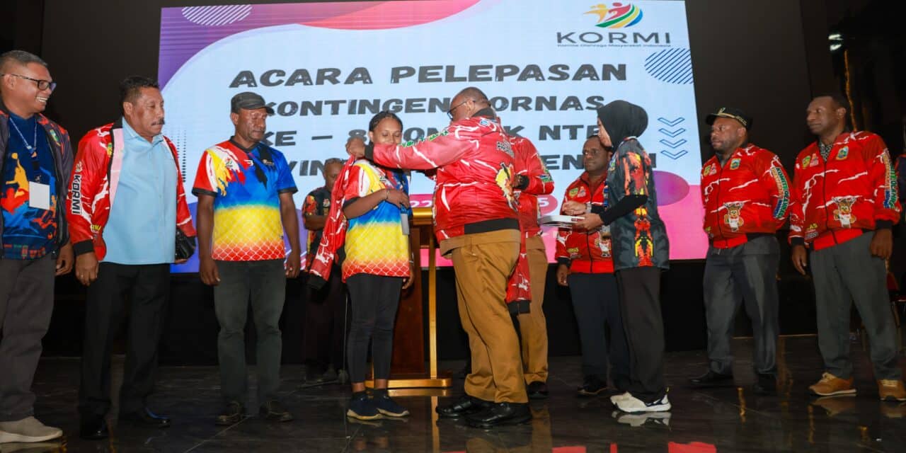 Ini Bukti Keseriusan Gubernur Papua Tengah Kirim Kontingen Fornas VIII ke Lombok
