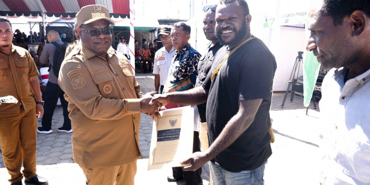 Luncurkan Koperasi Merah Putih, Gubernur Papua Tengah Ajak Kaum Muda Berkoperasi