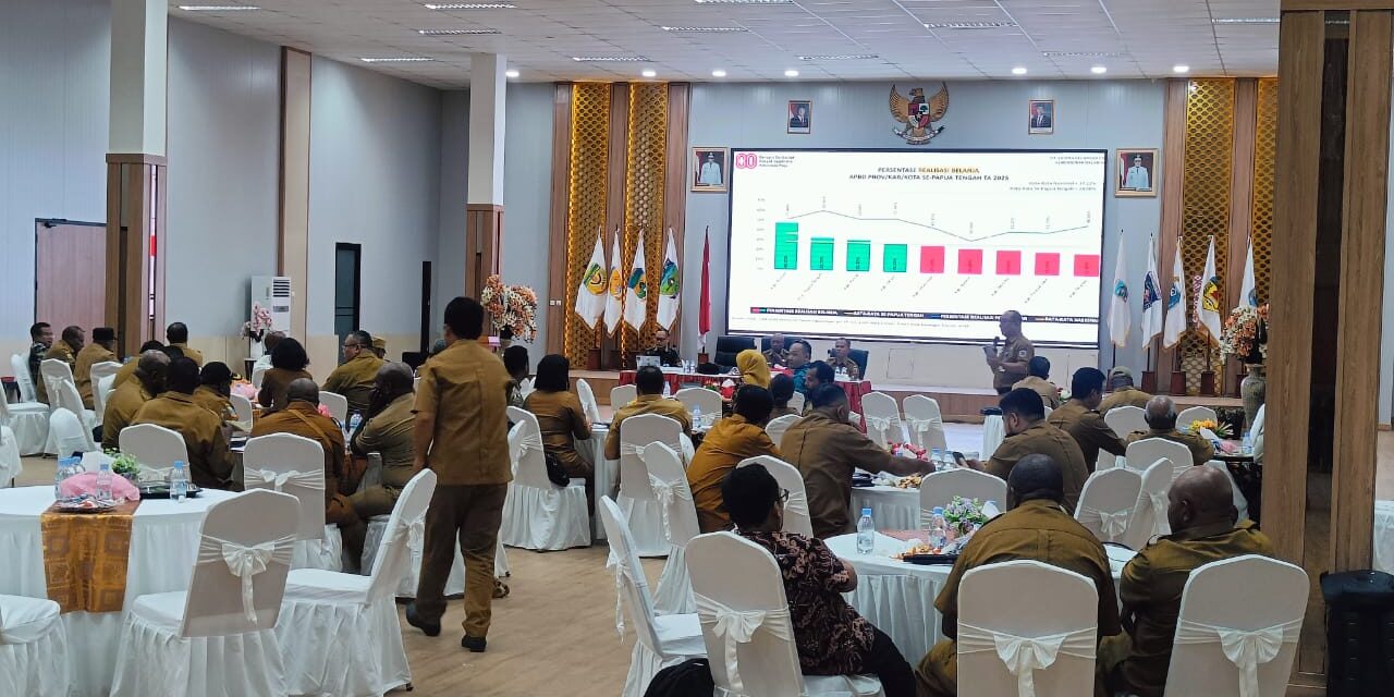 Realiasi Pendapatan 60,66% Menempatkan Papua Tengah Posisi Teratas Realisasi APBD 2025