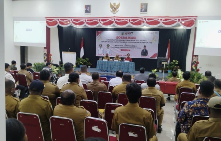 Pemprov Papua Tengah Sosialisasi Perpres Pengadaan Barang/Jasa Pemerintah