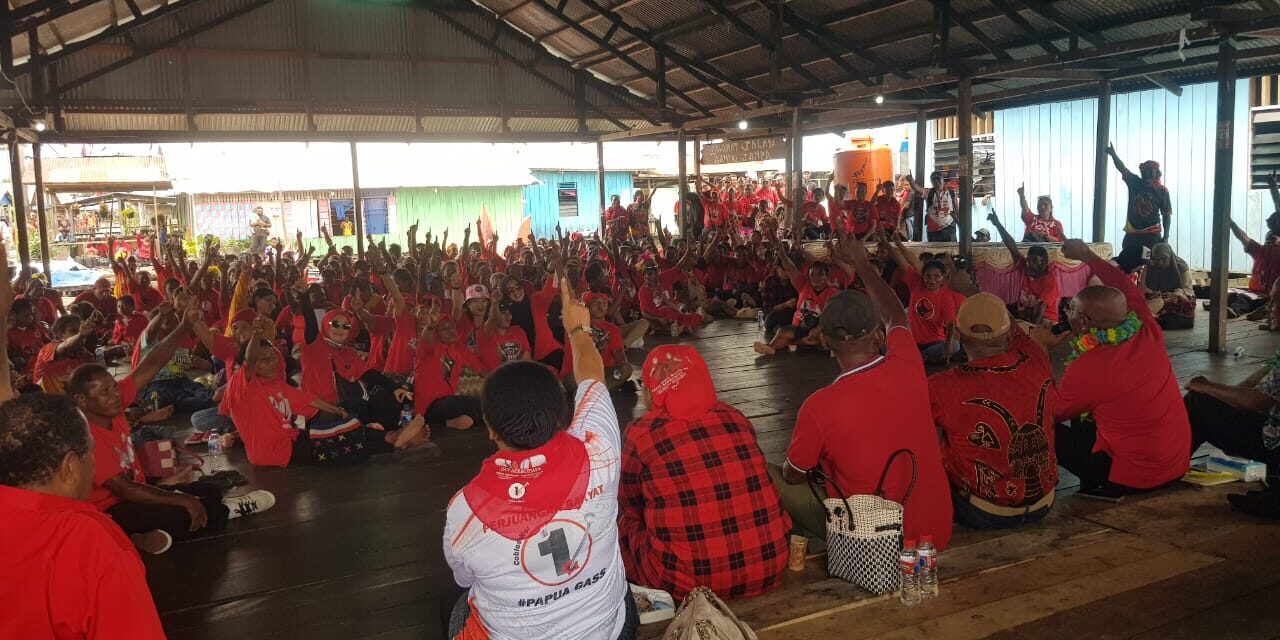 Kampung Yoboi Bersatu Beri Restu Adat dan Dukungan Total Masyarakat untuk BTM-CK