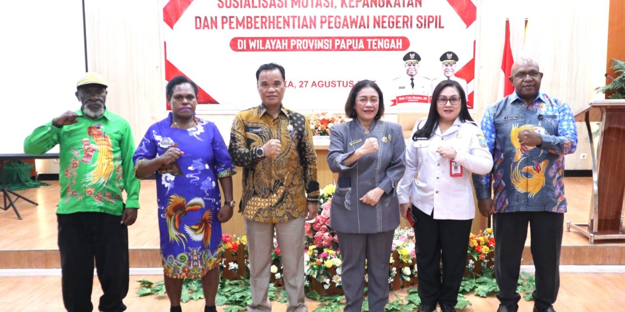 Proses Mutasi dan Kepangkatan Pegawai di Papua Tengah Harus Lebih Cepat di Era Digital