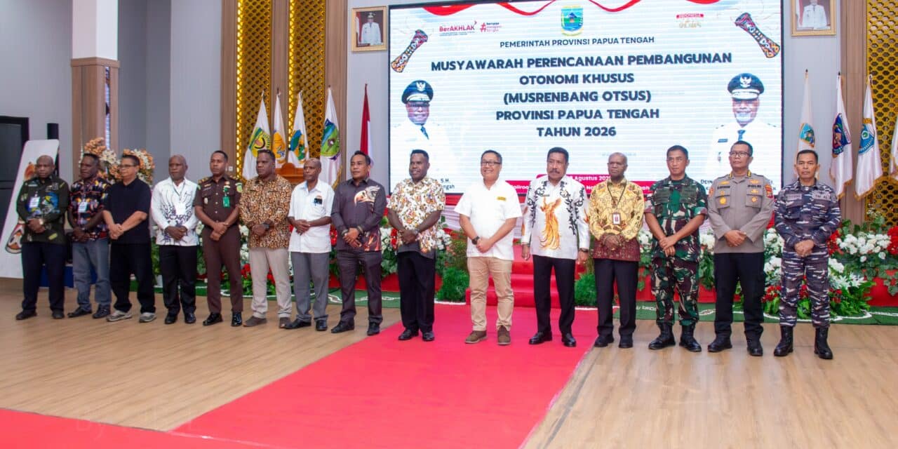 Buka Musrenbang Otsus 2026, Sekda Papua Tengah Tekankan Enam Program Prioritas Strategis