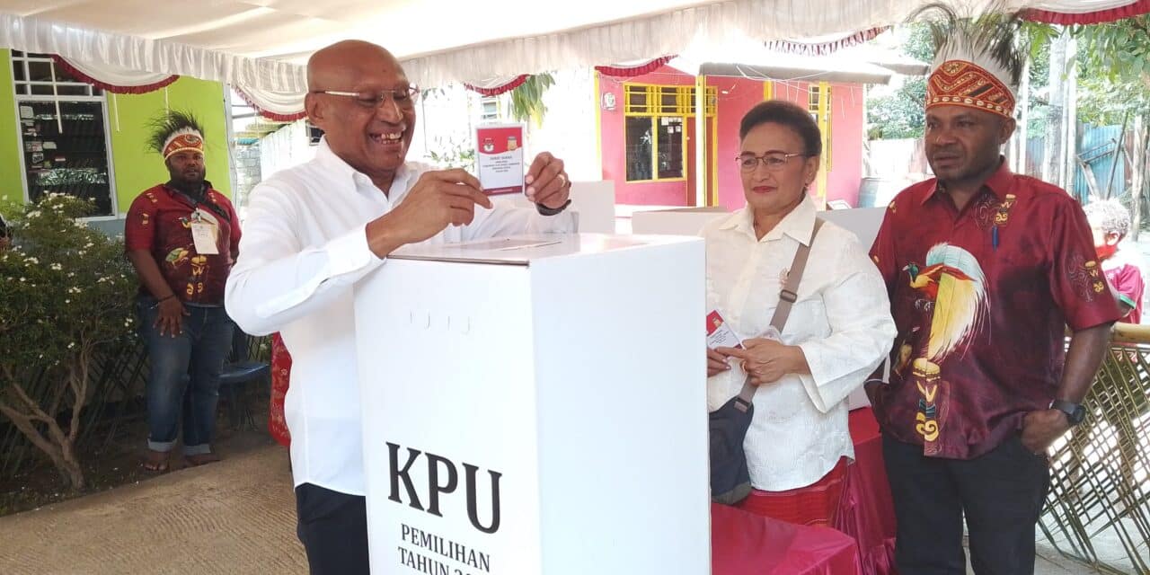 ‎Didampingi Keluarga, BTM Yakin Menang di PSU Papua 2025  ‎