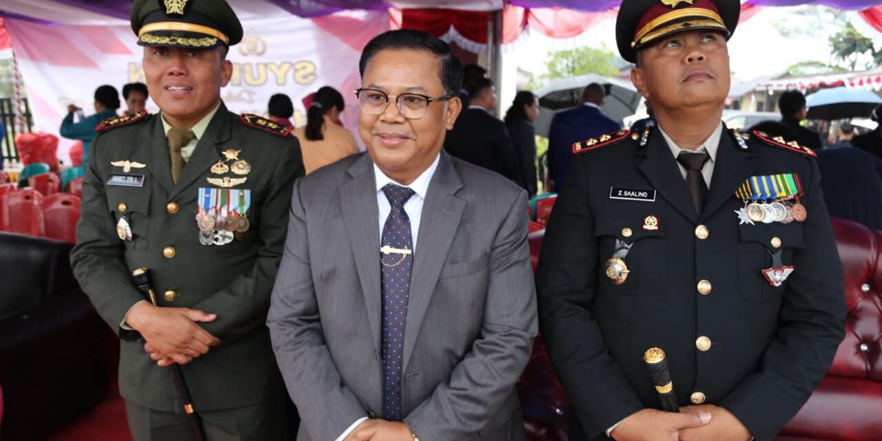 Semangat Kemerdekaan Berkobar di Yahukimo, Taptu Tetap Khidmat Meski Diguyur Hujan