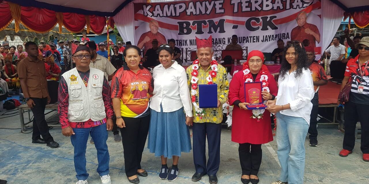 BTM-CK Diterima Antusias di Nimbokrang, Kristina Luluporo: Kami Tak Terpisahkan dari Masyarakat