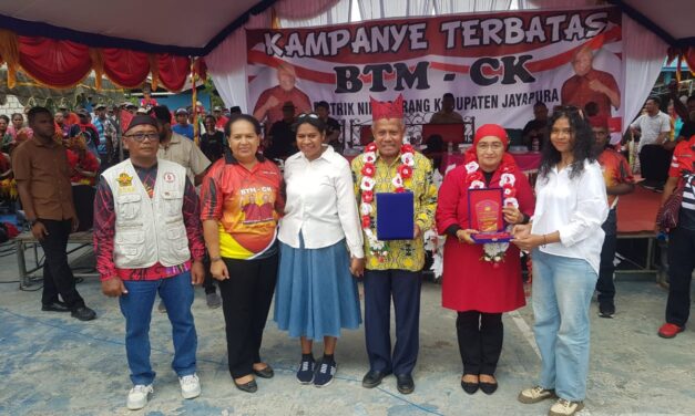 BTM-CK Diterima Antusias di Nimbokrang, Kristina Luluporo: Kami Tak Terpisahkan dari Masyarakat