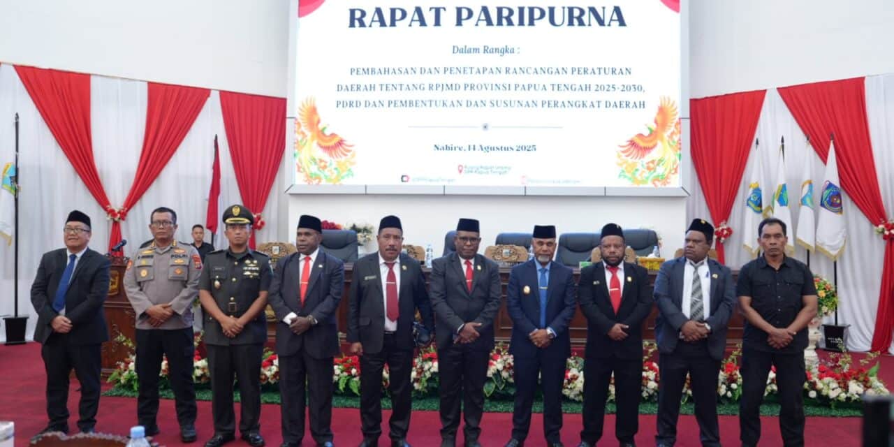 Visi Misi Pemprov Papua Tengah 2025-2029: Lahir Dari Kayakinan Bahwa Pendidikan dan Kesehatan Adalah Investasi Peradaban
