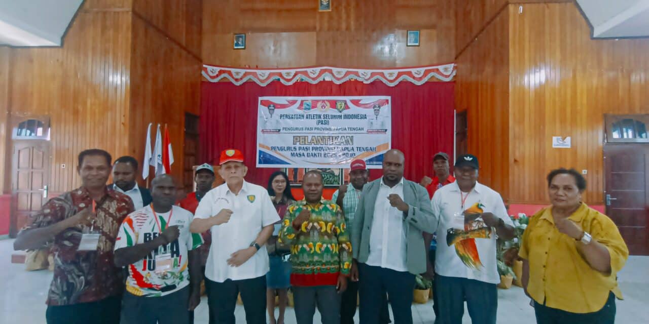 Pimpin PASI Papua Tengah, Alberthus Adii Target Persiapkan Atlet Muda Potensial
