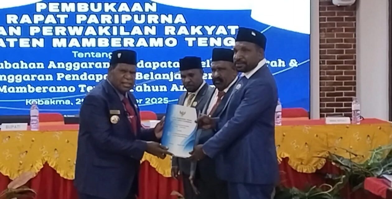 DPRK Mamteng Gelar Rapat Paripurna APBD Perubahan Tahun 2025