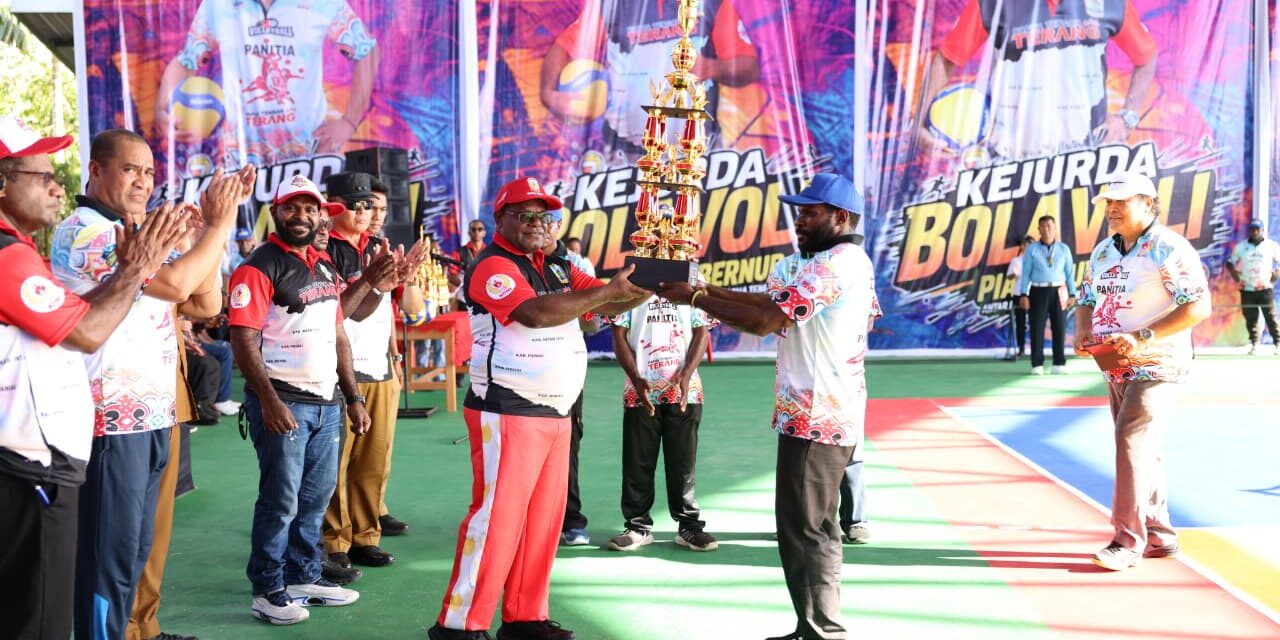 Kejurda Bola Voli Piala Gubernur I 2025 Papua Tengah Resmi Dibuka