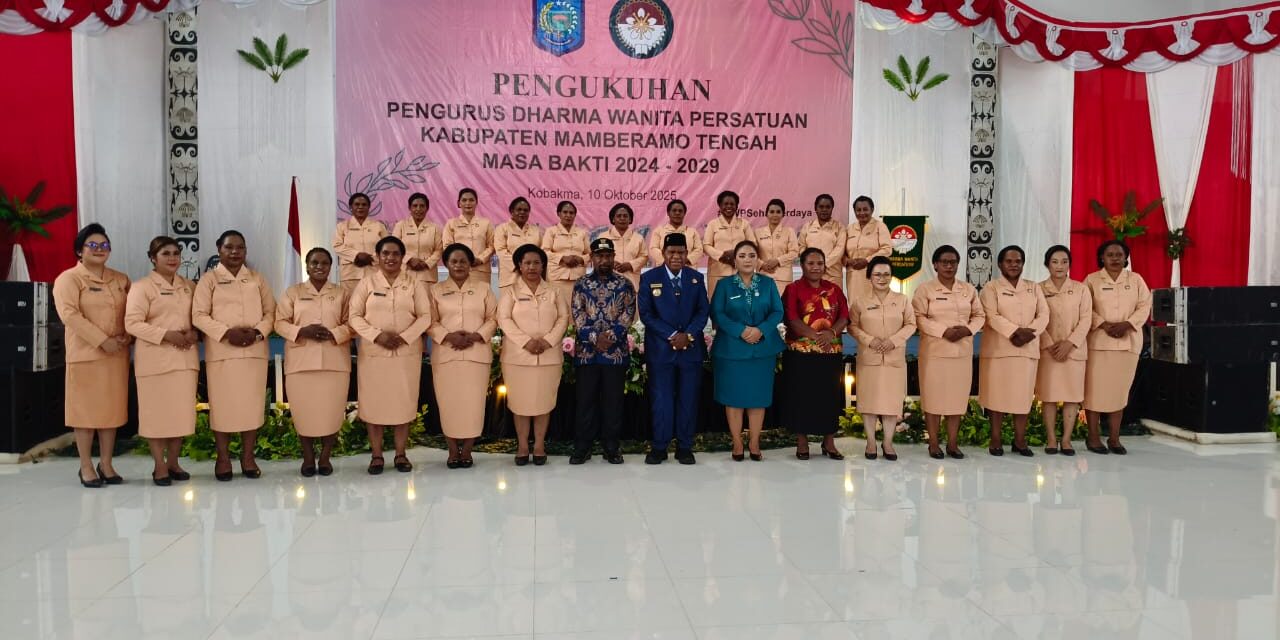Pengurus DWP Kabupaten Mamteng Periode 2024-2029 Resmi Dikukuhkan