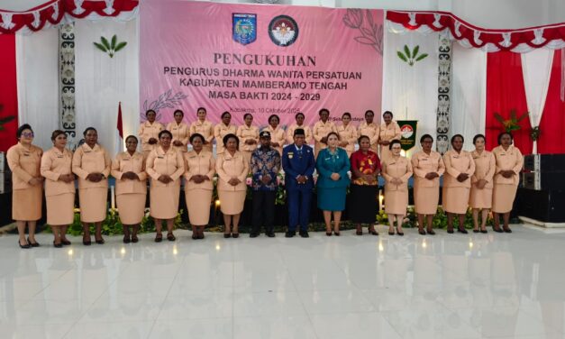 Pengurus DWP Kabupaten Mamteng Periode 2024-2029 Resmi Dikukuhkan