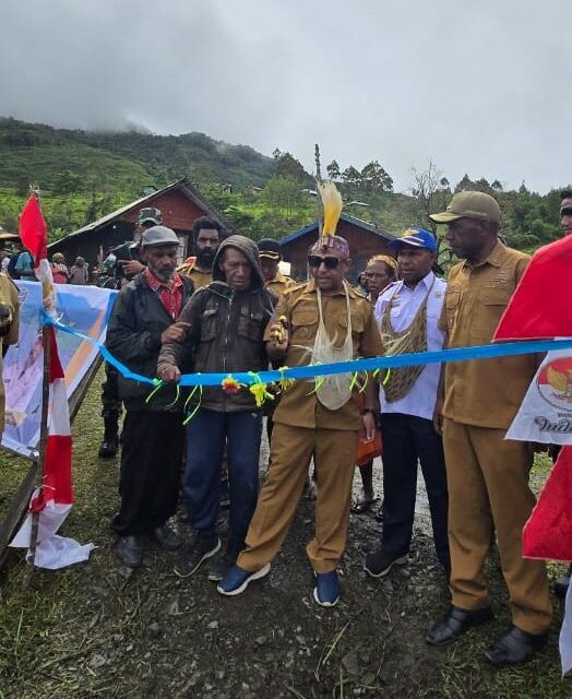 Resmikan Bandara Abmisibil, Bupati Spei Tingkatkan Peran Okbibab Sebagai Pusat Kemajuan Manusia Okmekmin