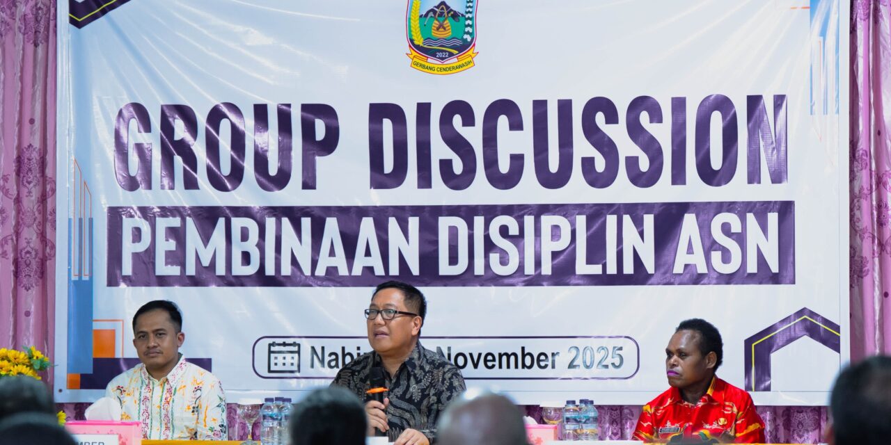 Pemprov Papua Tengah Gelar Grup Diskusi Pembinaan Disiplin ASN