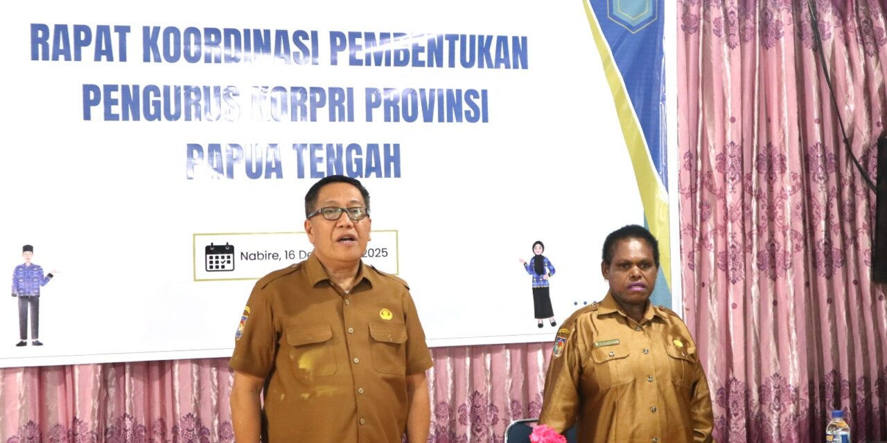 Sekda Soemoele: ”KORPRI Harus Jadi Wadah Membina ASN Papua Tengah Yang Profesional dan Berintegritas”
