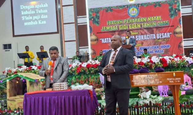 Tahun 2026 GIDI Jemaat Eden Prioritaskan Pelayanan Penginjilan, Doa dan Puasa