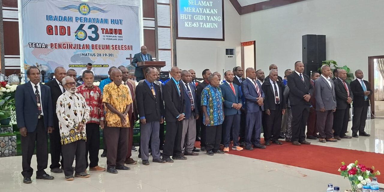 Di Usia ke-63, Tantangan GIDI ke Depan: Waspadai Penyesatan dan Ajaran-Ajaran Palsu