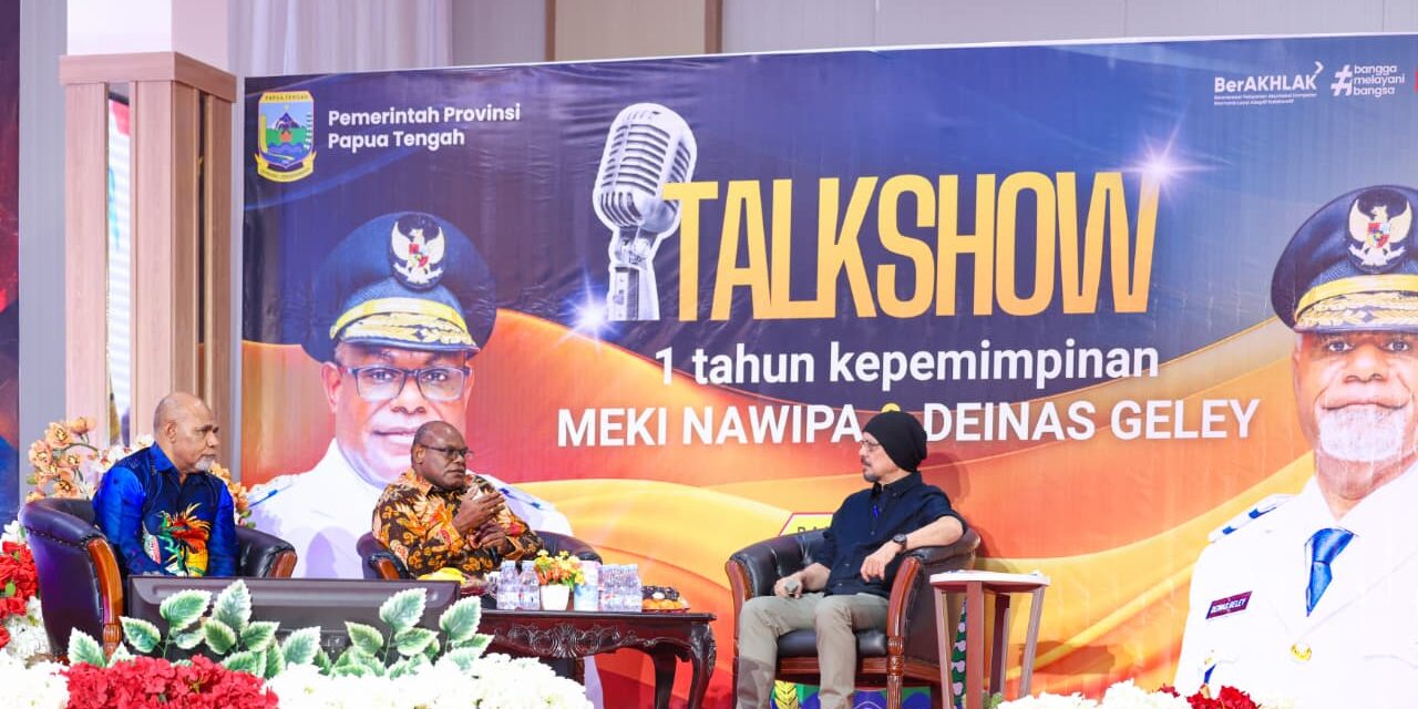 Dalam Talkshow, Gubernur Meki Nawipa Beberkan Subsidi BPJS dan Siapkan 100 Dokter Spesialis
