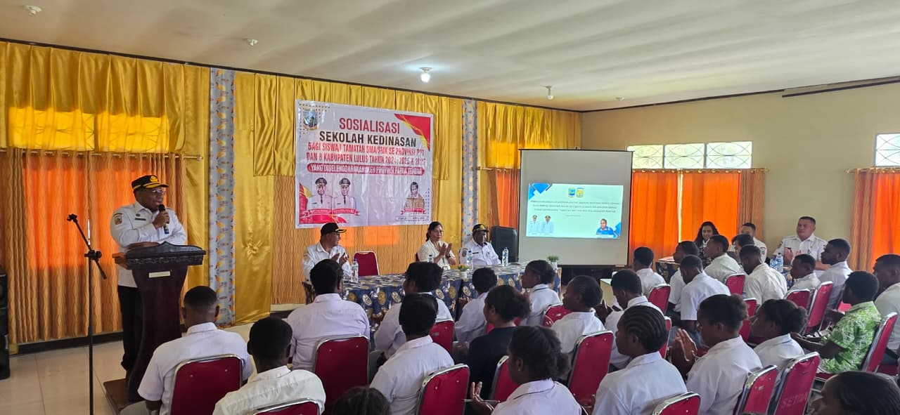 BKPSDM Papua Tengah Sosialisasi Sekolah Kedinasan di Puncak
